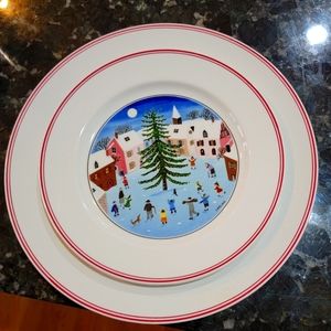 Naif Christmas by Villeroy and 1 salad or dessert plate